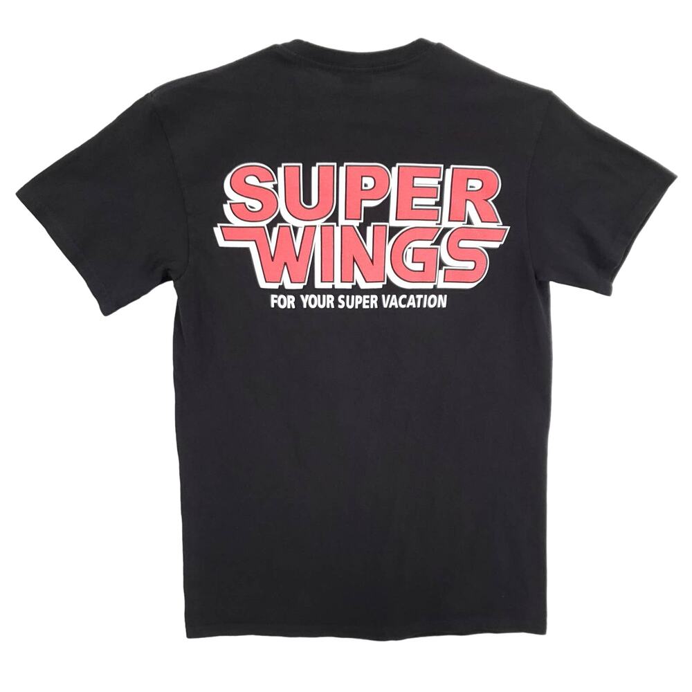 Super Wings T Shirt Adult Small Black Outer Banks North Carolina Vacation Tee